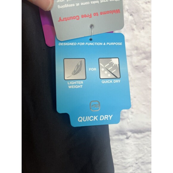 Free Country Women’s NWT Quick Dry Elastic Waist Board Shorts Size XXL - Picture 4 of 10